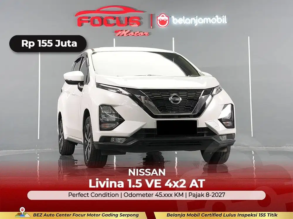 [ GARANSI 5TH ] Nissan Livina 1.5 VE 4x2 AT 2019/2020