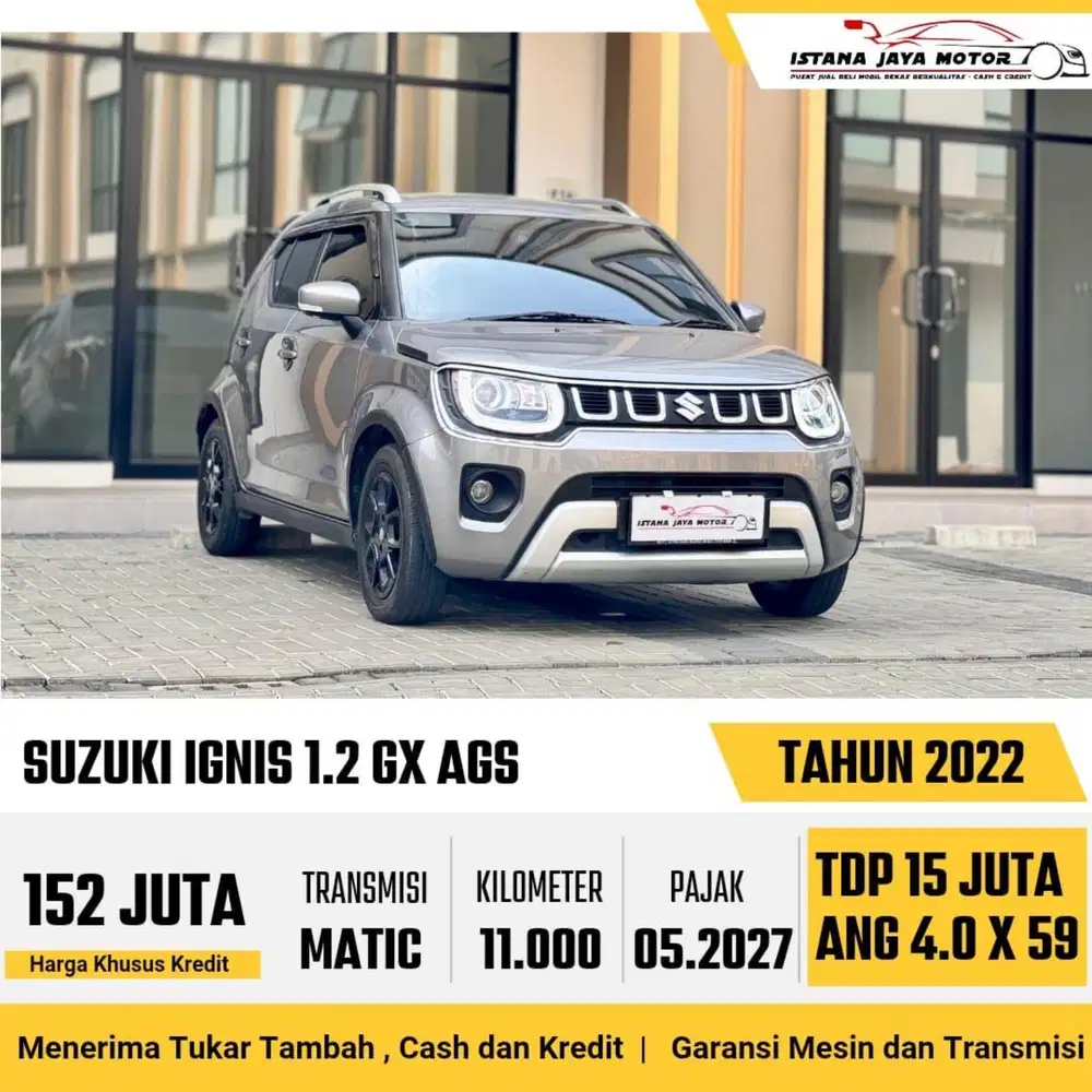 Suzuki Ignis GX AGS th 2022 #istana jaya motor