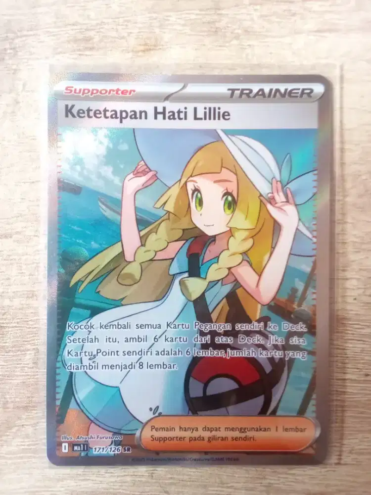 Pokemon TCG Ketetapan Hati Lillie SR