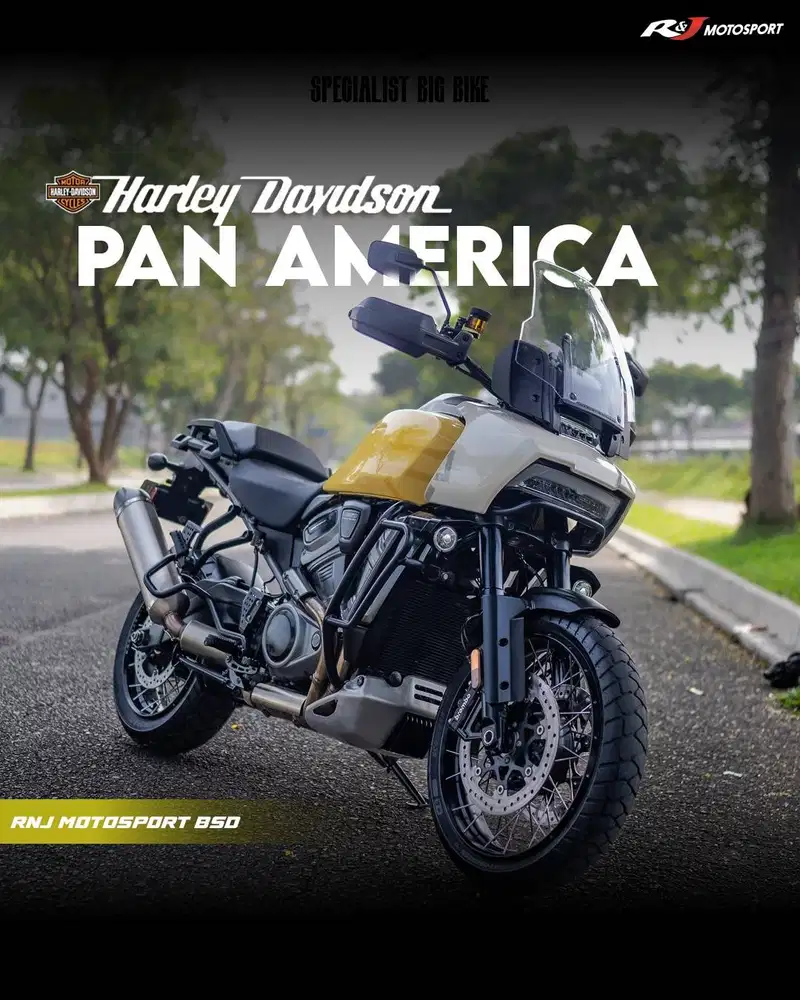 Harley Davidson Pan American 1250 Tahun 2023 KM 3.000an Knalpot Scream