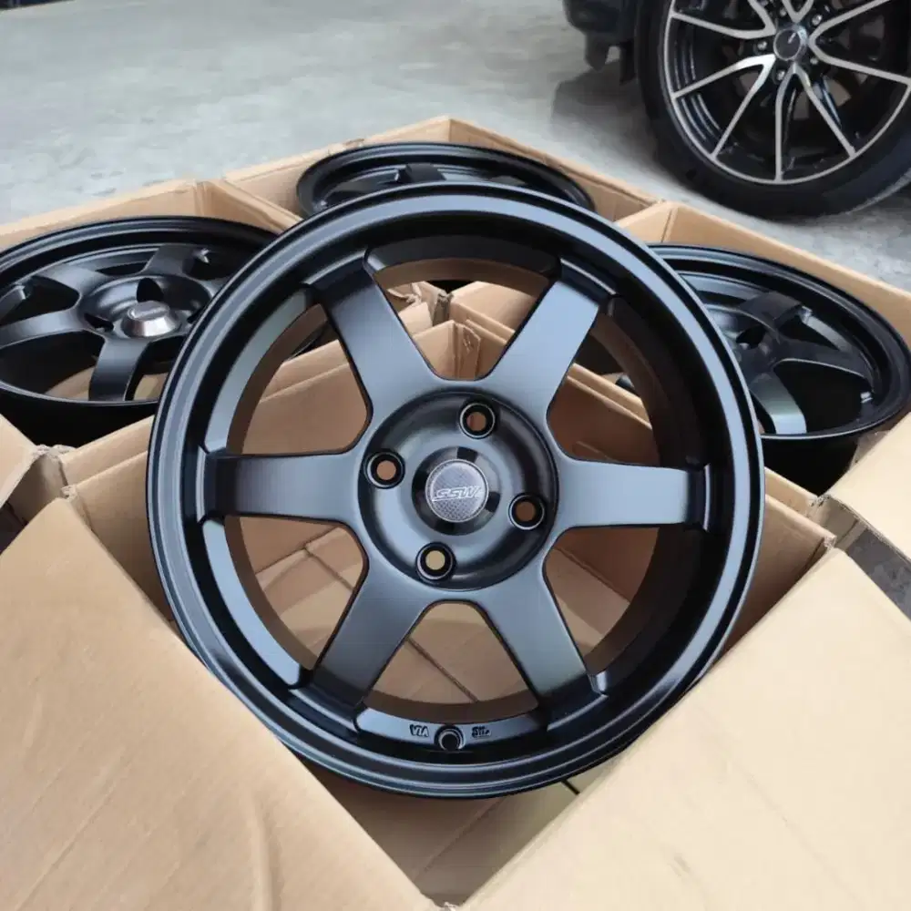 Velg TE37 r16 4x114 lbr7 et38 ssw thailand