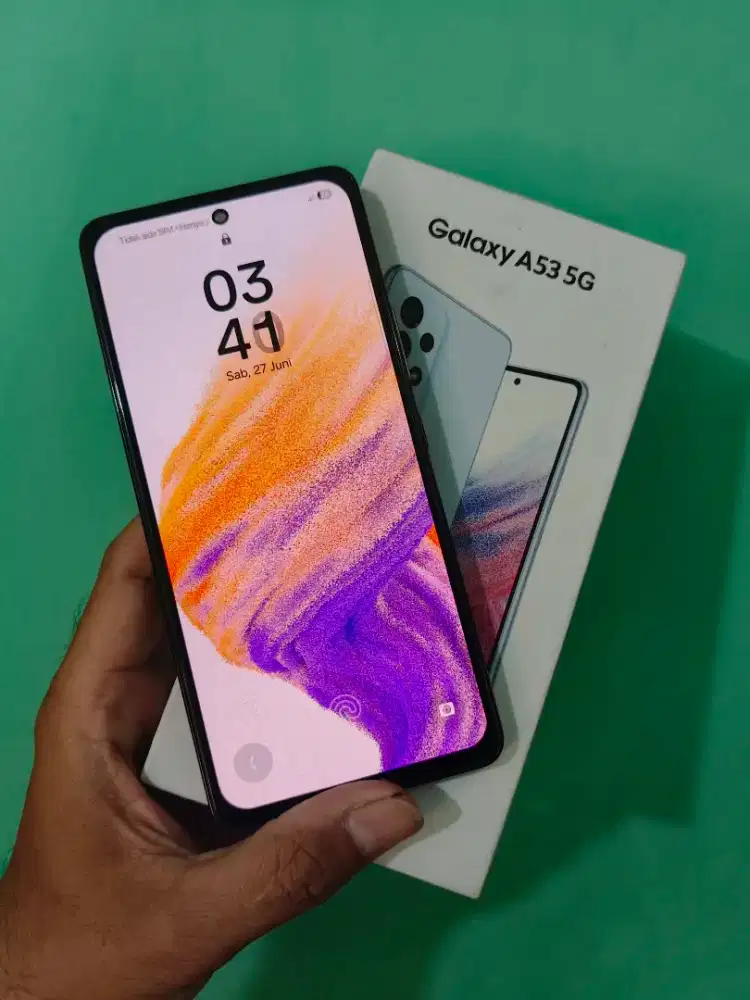 Samsung a53 5g ram 8/256 finger on layar