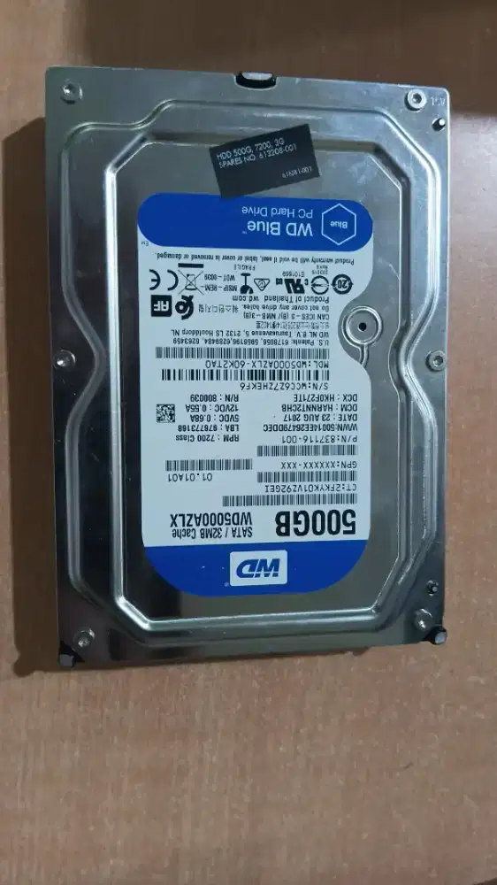Hardisk 500gb WD
