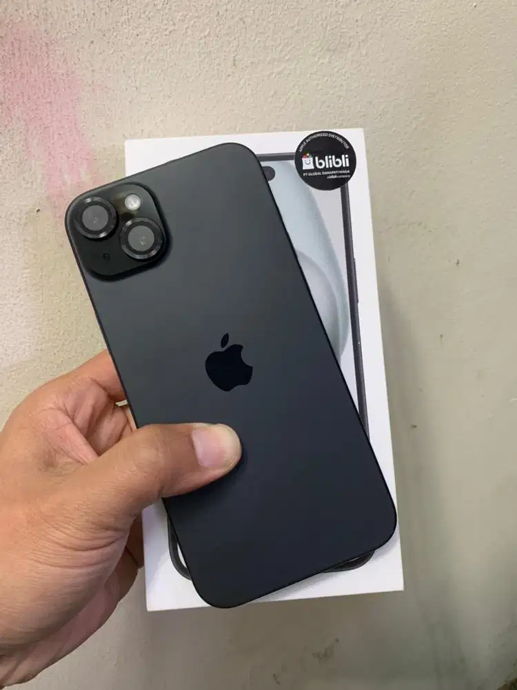 Hp iphone 15 plus 128gb resmi iBox lengkap