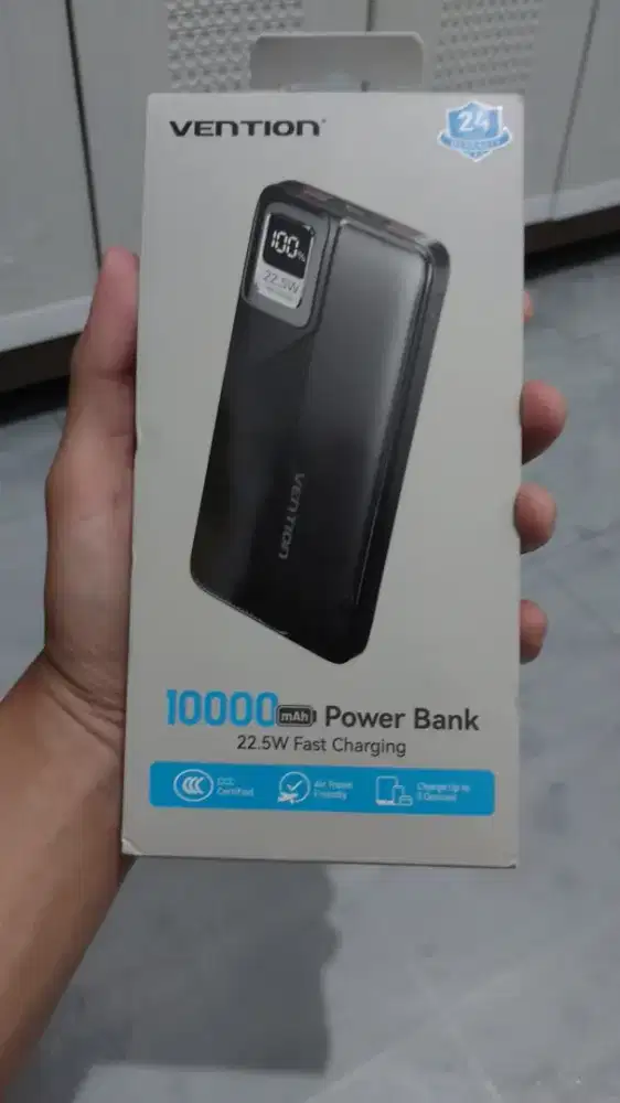 Powerbank Vention 10.000mAh 22.5 Watt Fast Charging