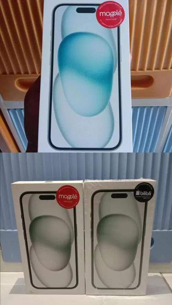 New iphone 15 masih baru belom lepas segel