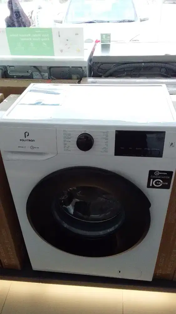 Promo Mesin cuci frontloading Polytron 8kg
