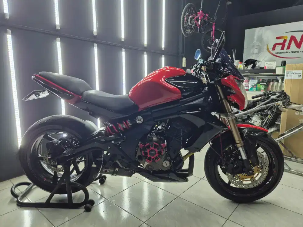 Jual Kawasaki Ninja ER6N Normal Mulus Part Modif 35jt++