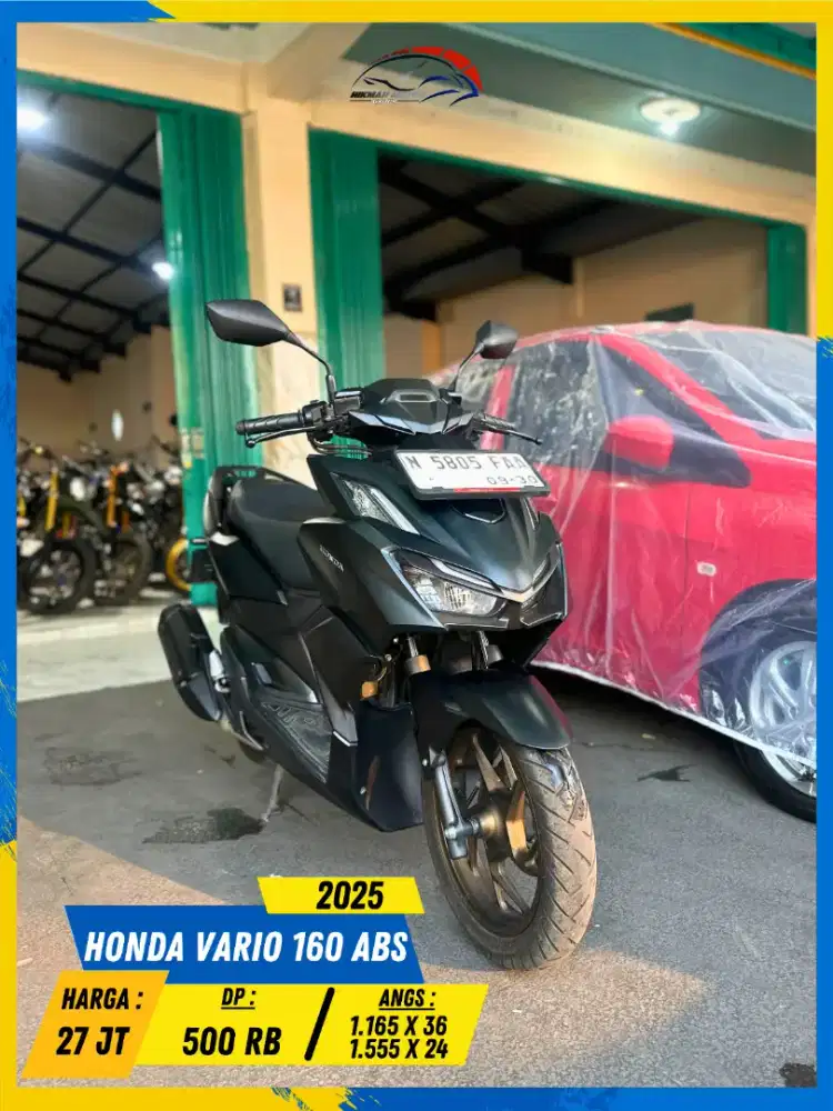 HONDA VARIO 160 ABS 2025 SIAP PAKAI MASZEEHH HIKMAH MOTOR KEPUH MALANG