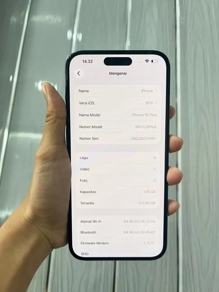iPhone 16 plus iBox - 128Gb - 92%