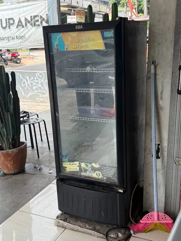 KULKAS SHOWCASE RSA 1 PINTU - COCOK UNTUK USAHA