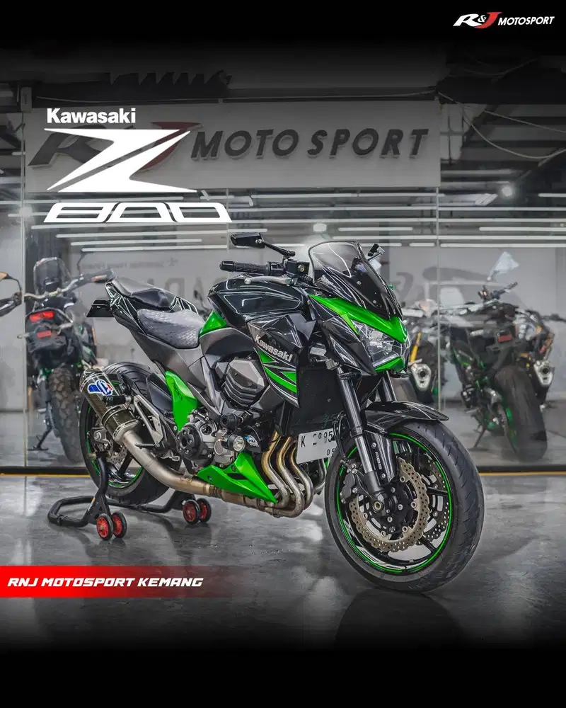 (BPKB & STNK) Kawasaki Z800 Nik 2014/2015 Termignoni