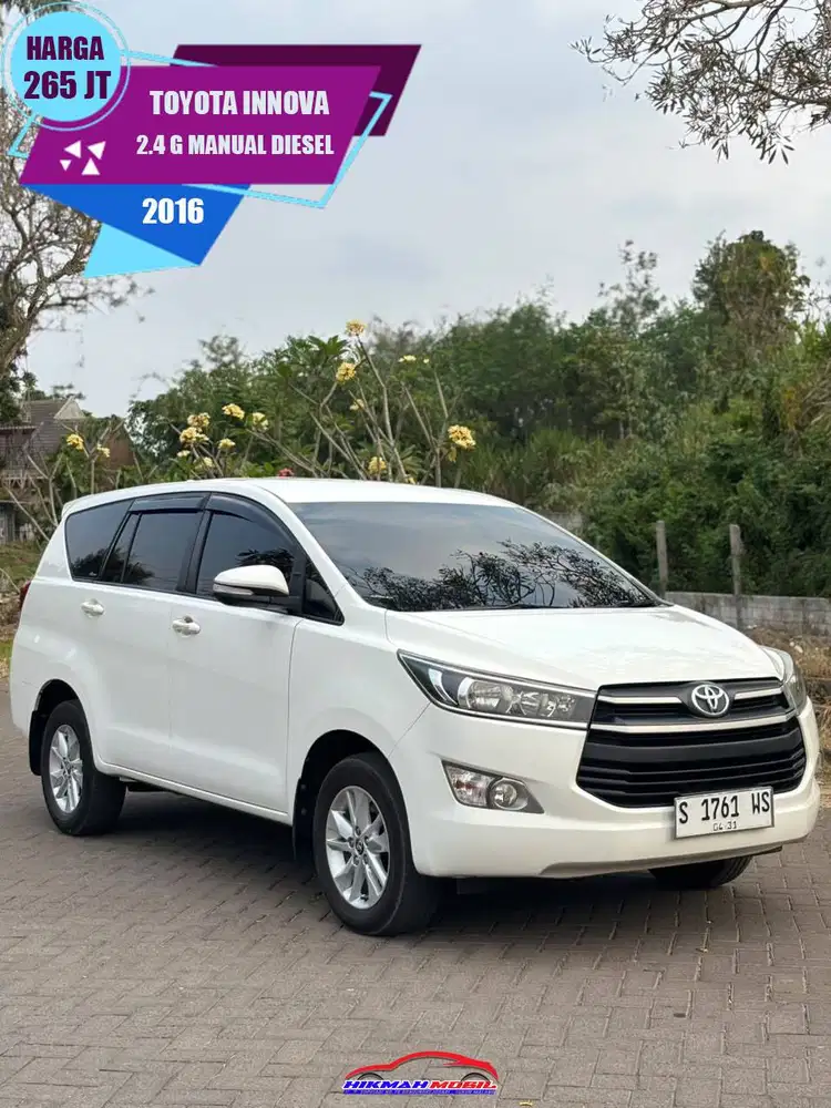 TOYOTA INNOVA 2016 2.4 G MANUAL DIESEL