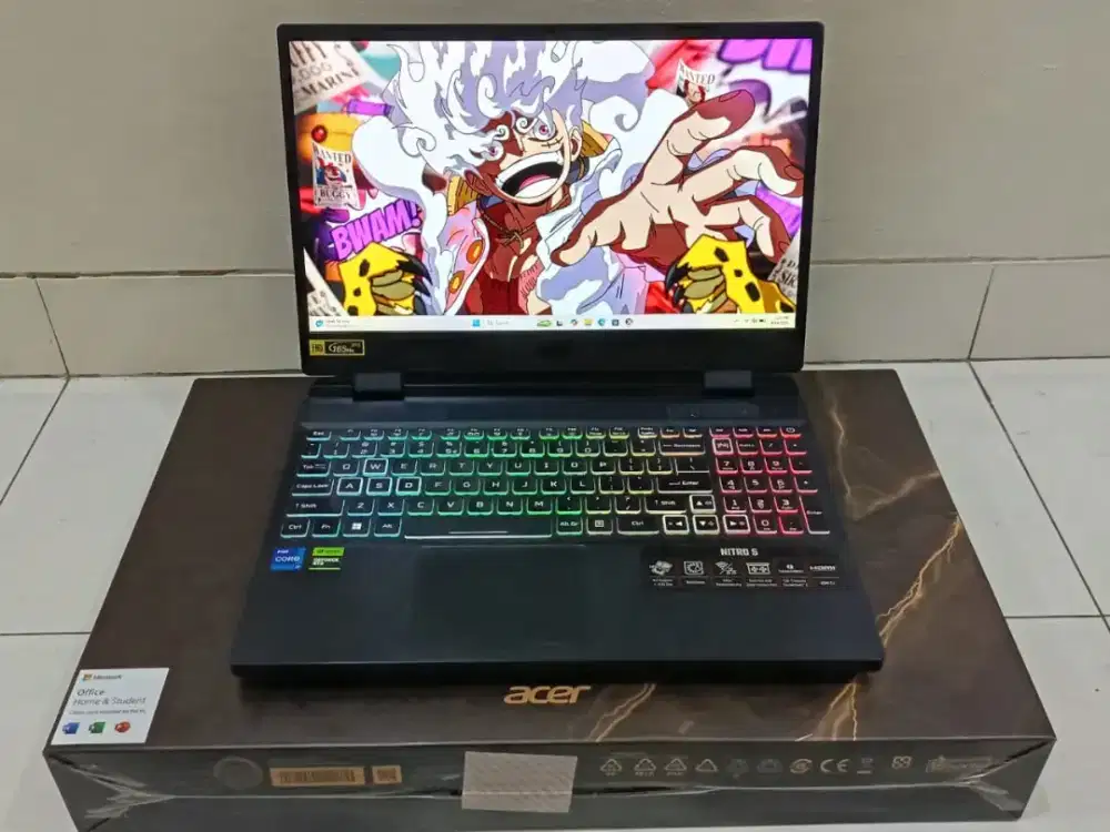 Libas semua Acer Nitro 5 AN515-58 core i7 gen 12 Rtx 4060
