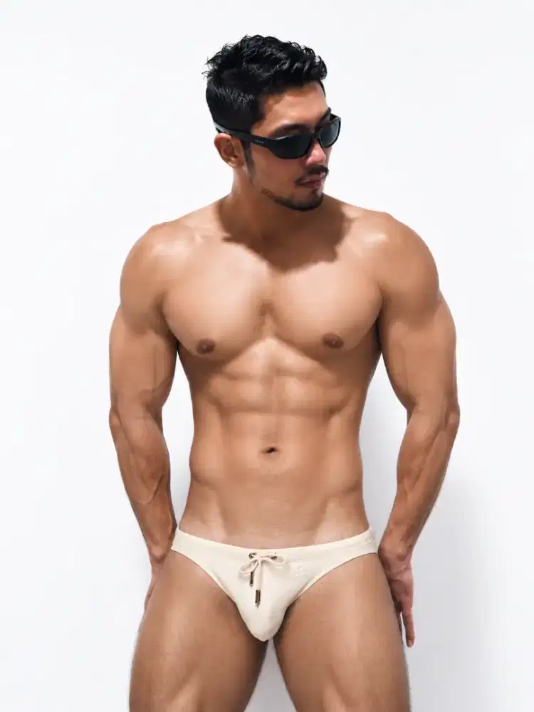 Celana Renang original 2eros V20Signature Core Swim Brief String Beige
