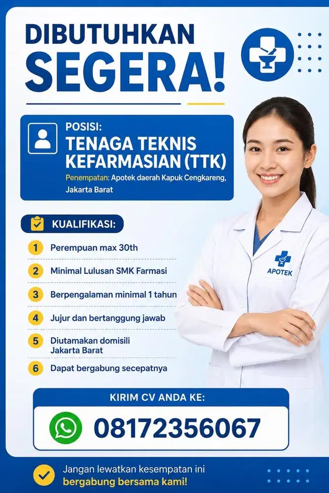 Asisten Tenaga Teknis Kefarmasian (ATTK) Apotek