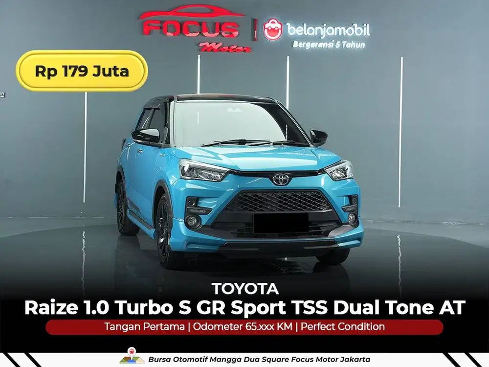 [ GARANSI 5TH ] Toyota Raize 1.0 Turbo S GR TSS Dual Tone 2021 2022