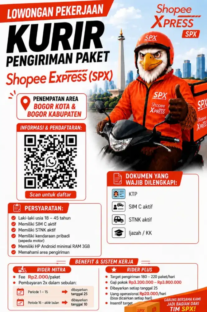 LOWONGAN KERJA KURIR SPX