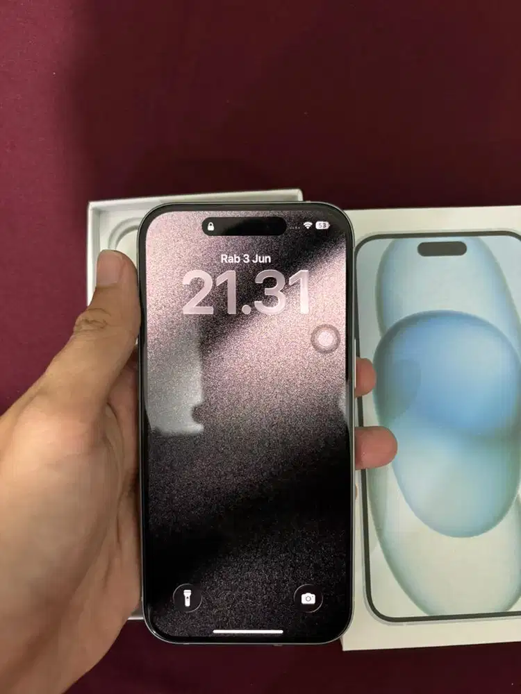iPhone 15 128GB Blue Inter Likenew fullsetf