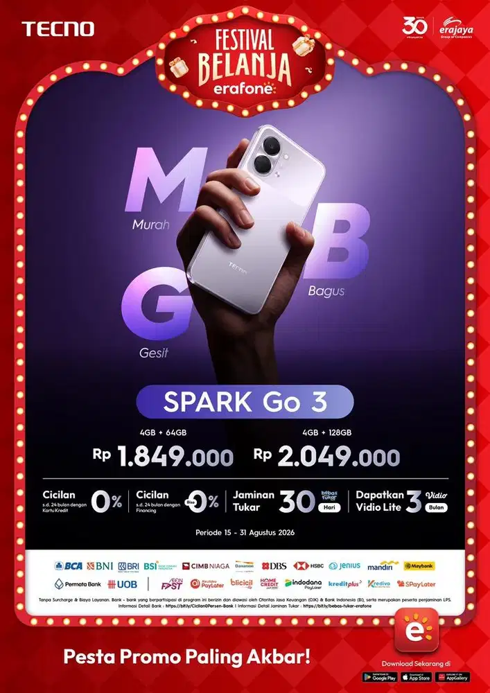 Tecno spark go 3 4/64