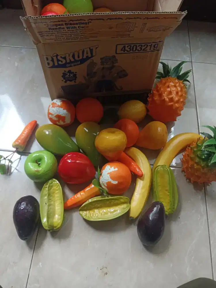 Imitasi buah buahan baru 3 bulan dipakai