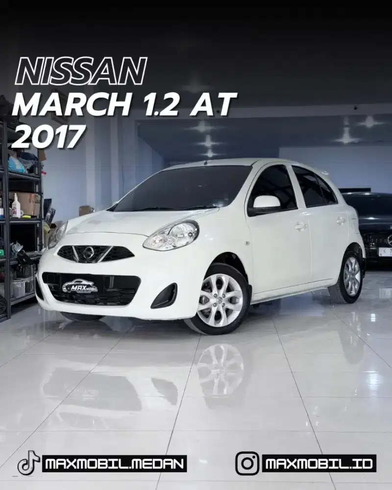 [DP 27JT‼️] NISSAN MARCH 1.2 AT 2017 pemakaian 2018