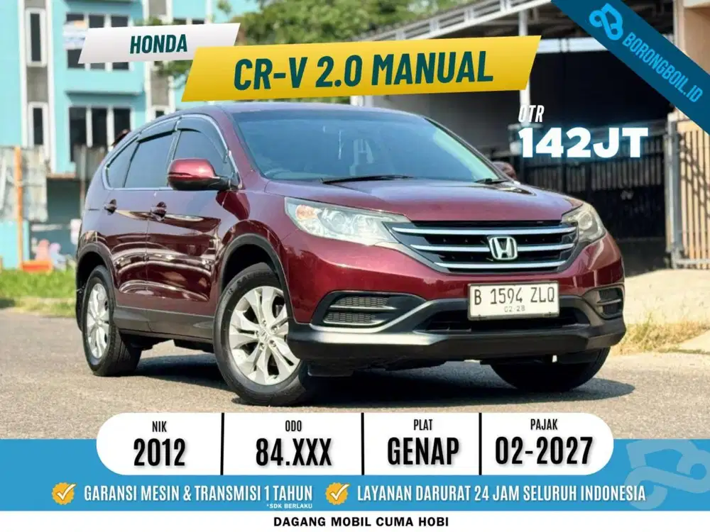 Honda CRV 2.0 MT Merah 2012