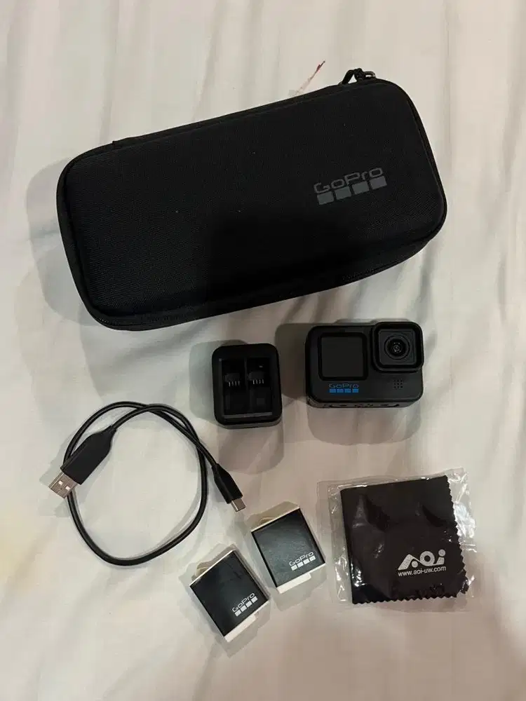 GoPro HERO 11 Black + 2 Battery + Dual Charger + Case