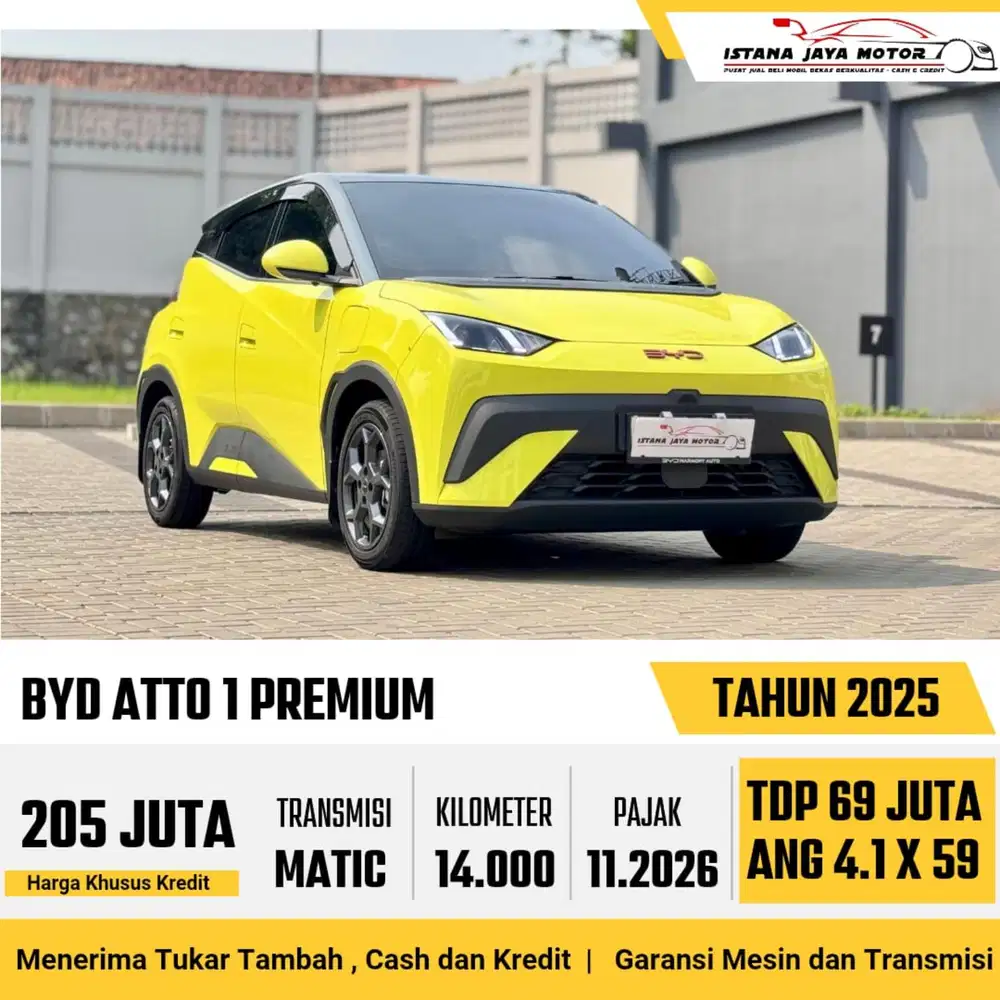 BYD Atto 1 premium AT th 2025 #istana jaya motor