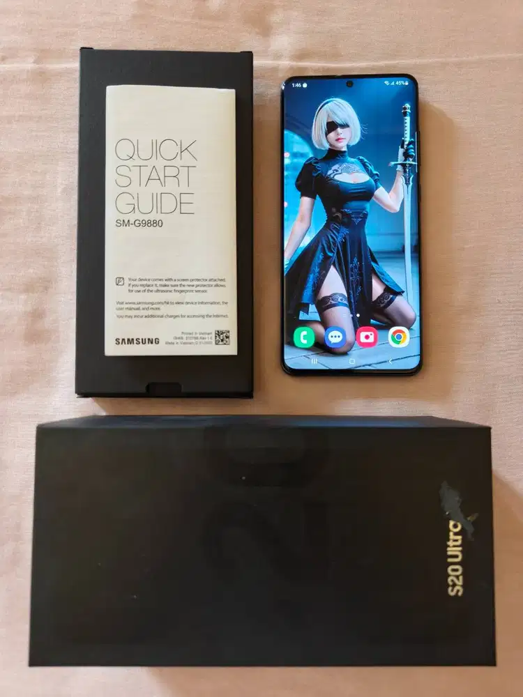 SAMSUNG GALAXY S20 ULTRA BLACK 12/128 GB resmi SEIN seken mulus