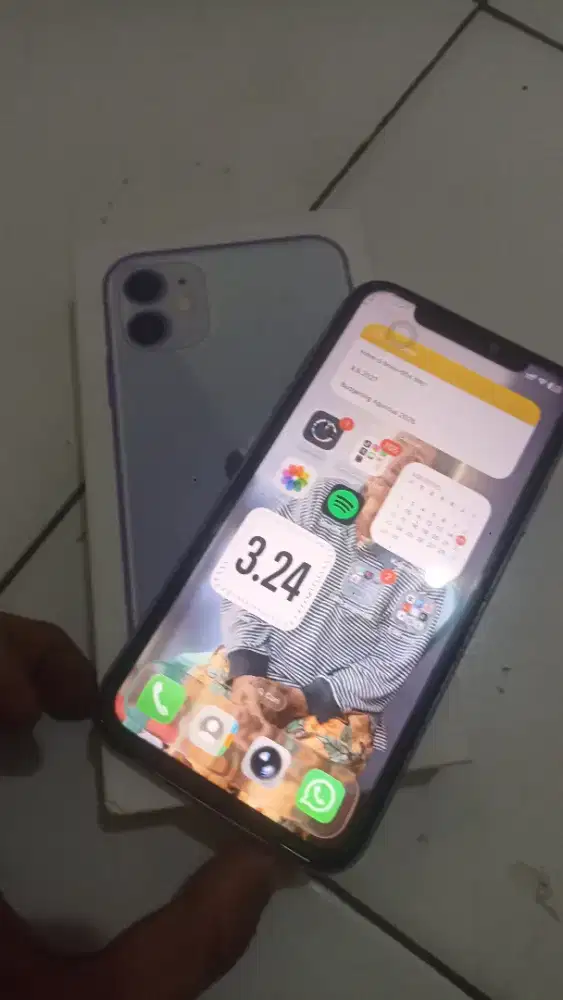 Iphone 11 purple Inter 128Gb, Bea Cukai sudah terdaftar