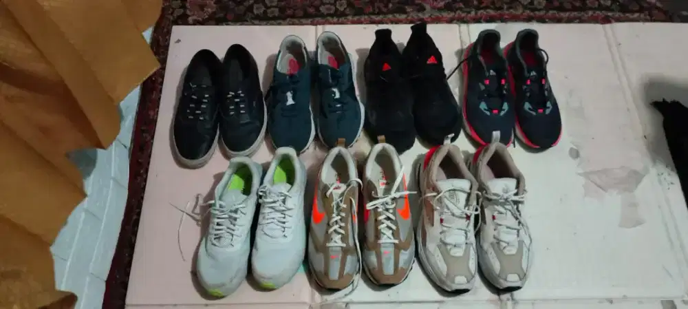 Bismillah Dijual Cepat BU Borongan Sepatu Running Dan Casual Original
