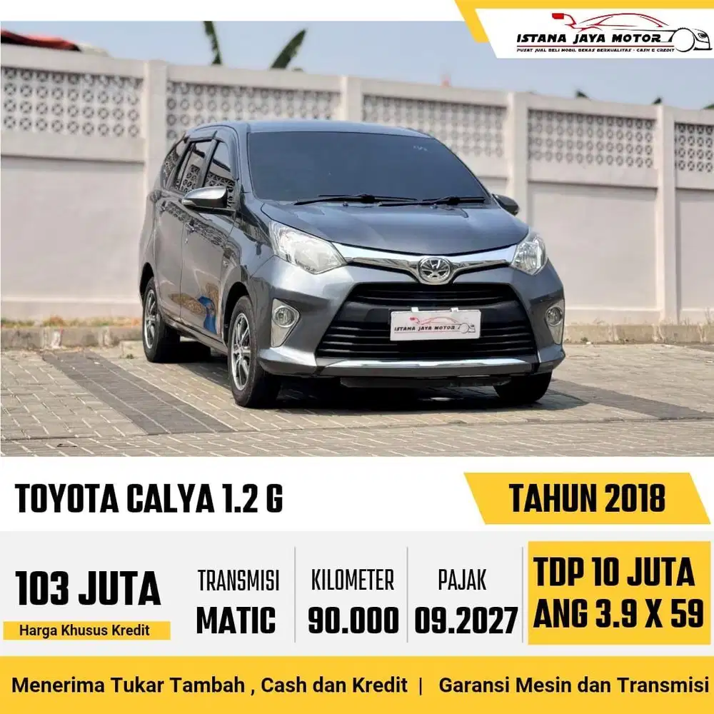 LOW KM !! Toyota Calya G 1.2 Automatic 2018