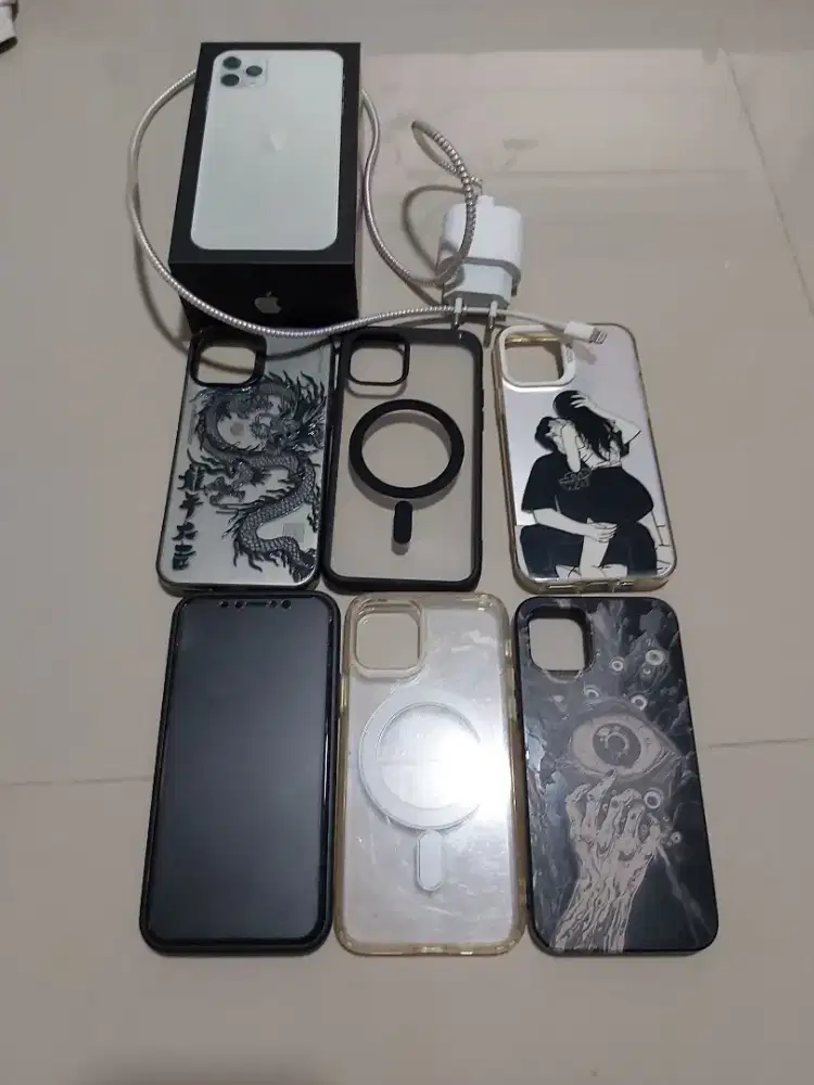 Iphone 11pro inter lengkap box dan casan