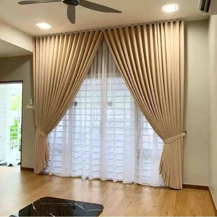 Menerima Pemasangan Gorden Wallpaper Dinding 3D Gordyn Hordeng Korden
