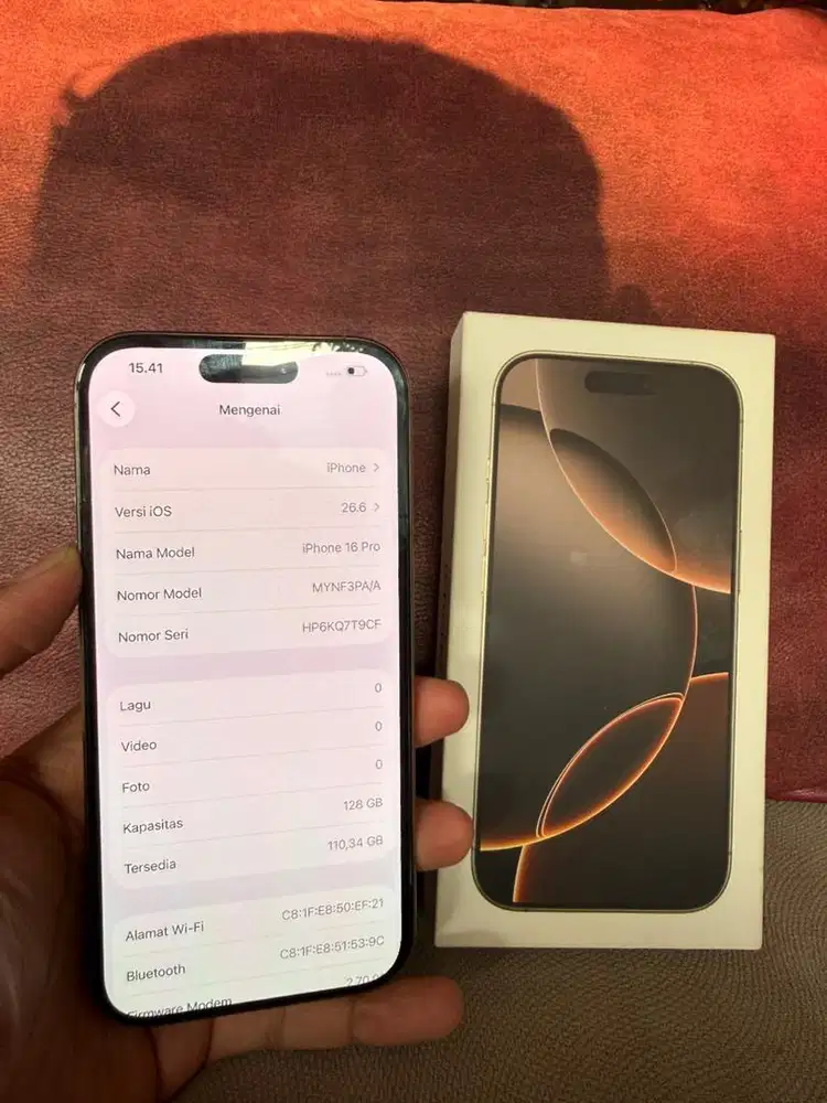 Iphone 16 pro 128 gb ibox fullset likenew