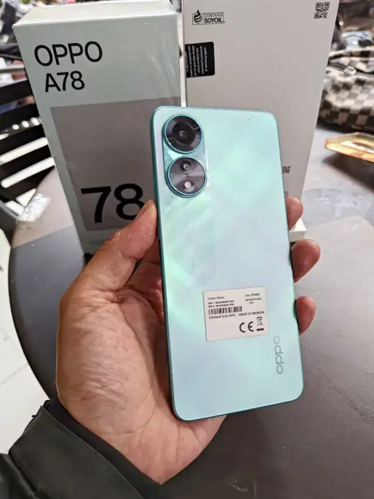 Oppo a78 4G 8/256 resmi Indonesia