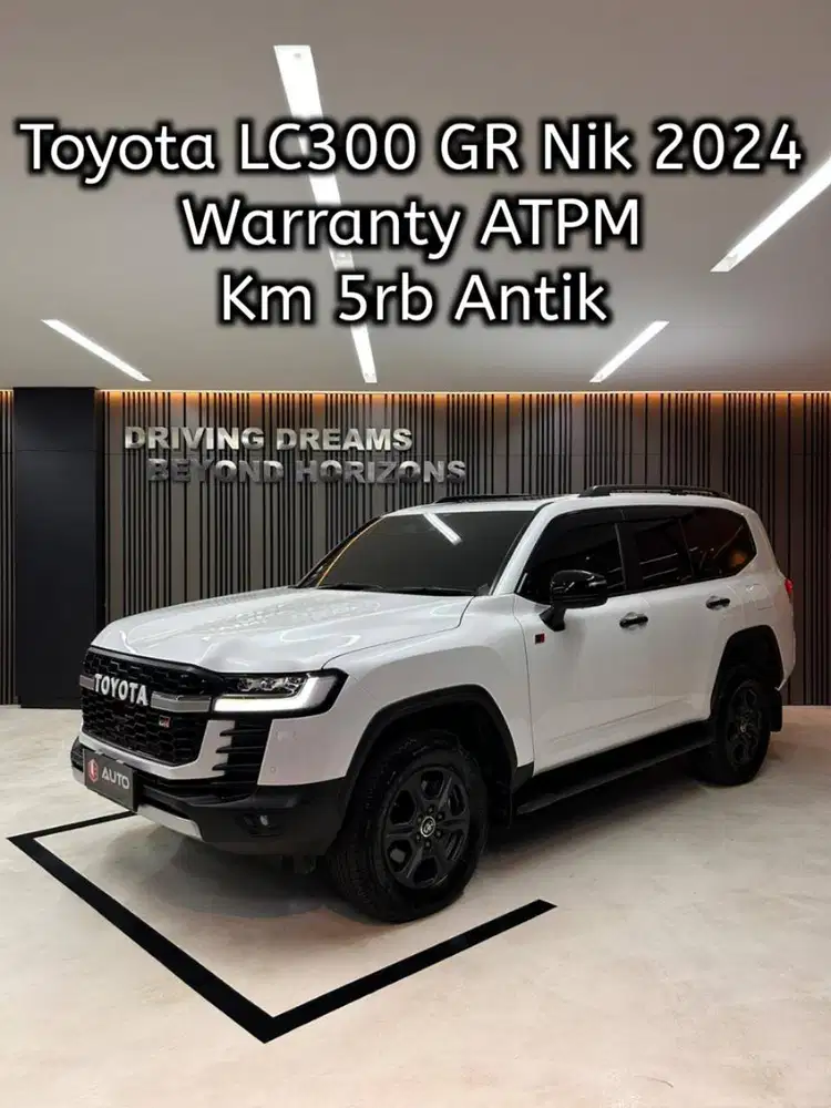 Toyota Land Cruiser LC300 GR 2024 Putih LC 300 GRS Km5rb D805GJR