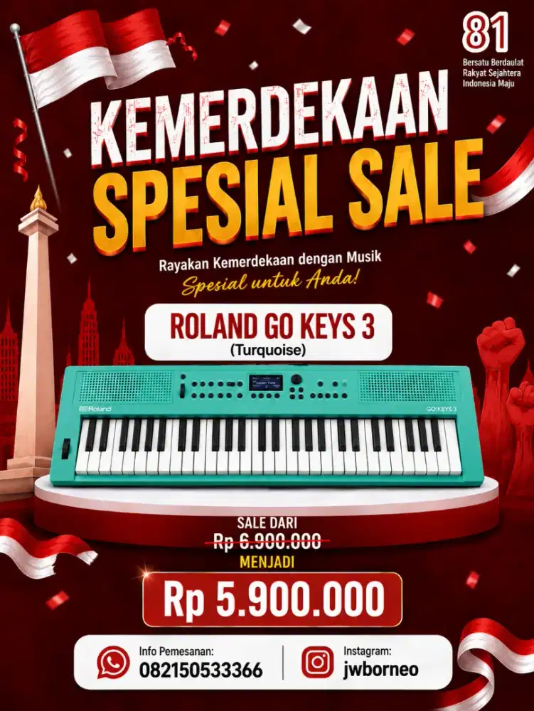 KEYBOARD ROLAND GO KEYS 3