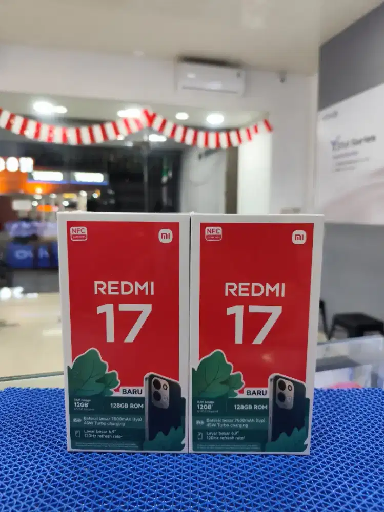 REDMI 17 NEW, HARGA PROMO, GARANSI RESMI, BISA COD & MELAYANI KREDIT