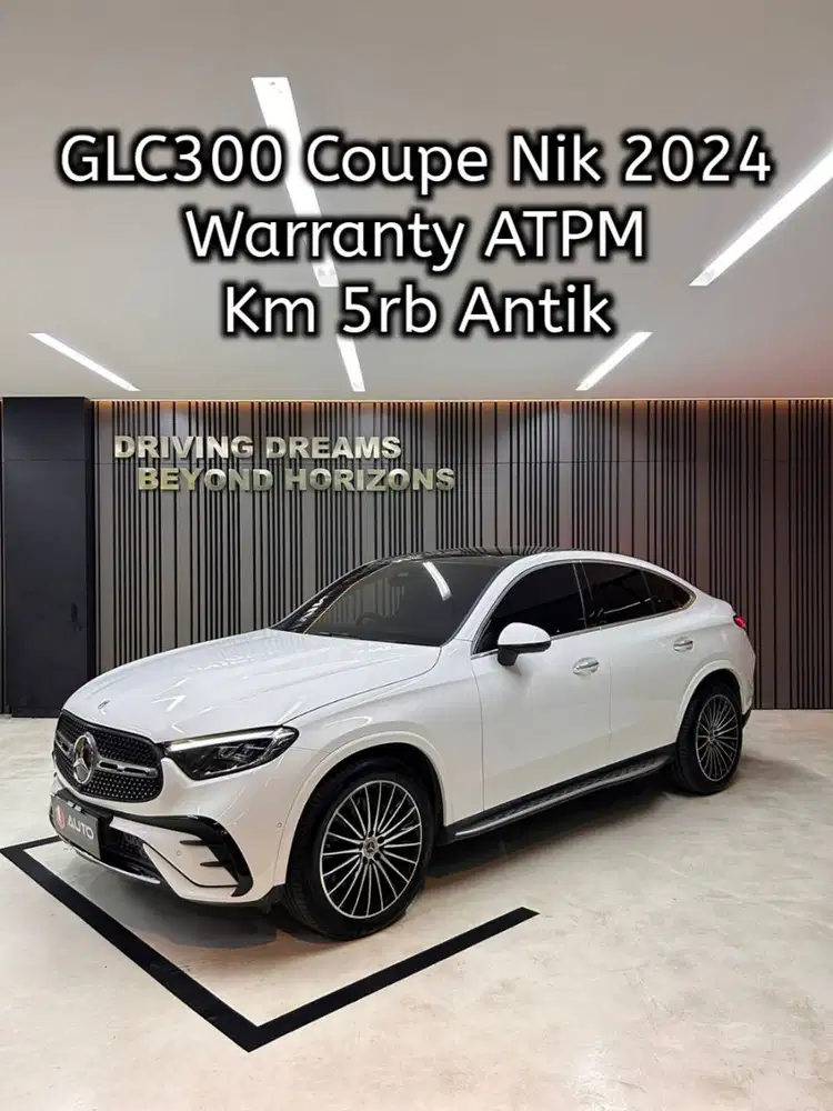 Mercedes Benz GLC300 Coupe AT 2024 Putih Mercy Km5rb B8NAV