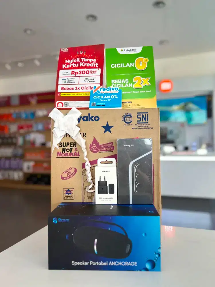 PROMO GALAXY S26 ULTRA FREE DISPENSER+SPEAKER BLUETOOTH+ADPTR