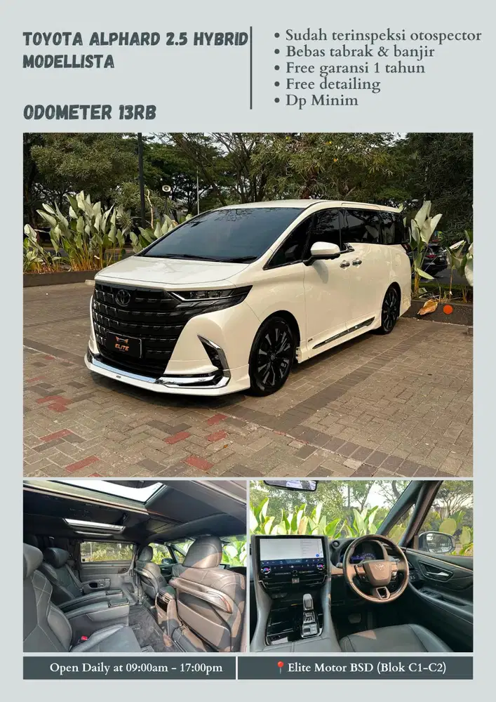 Toyota Alphard 2.5 Hybrid Modellista 2025