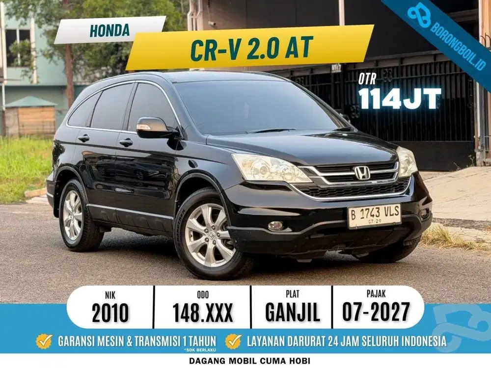 TERMURAH!!CRV 2.0 AT 2010 SIAP PAKAI