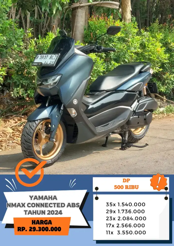 Dp 500 ribu!! Yamaha Nmax 155 Connected ABS Tahun 2024