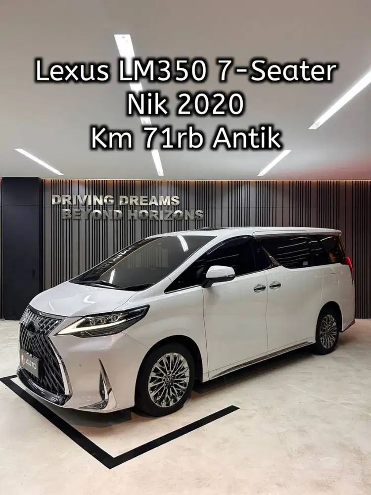 Lexus LM 350 LM350 AT 2020 Putih 7-Seater Km71rb B1TMH