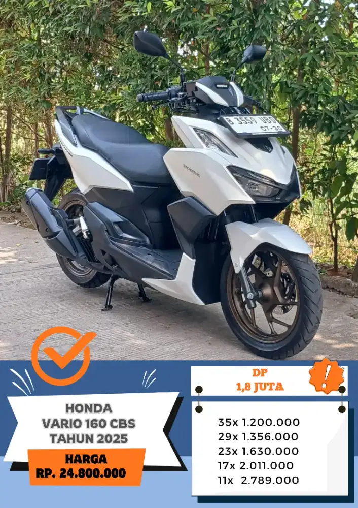 KM 1 Ribu!! Honda Vario 160 CBS Tahun 2025