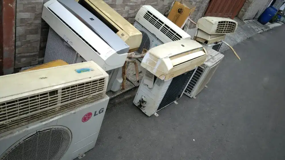 Terima ac bekas rusak mati dll