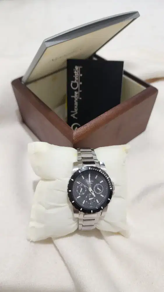 Alexandre Christie Passion Multifunction AC 6141 BF (Silver Black)