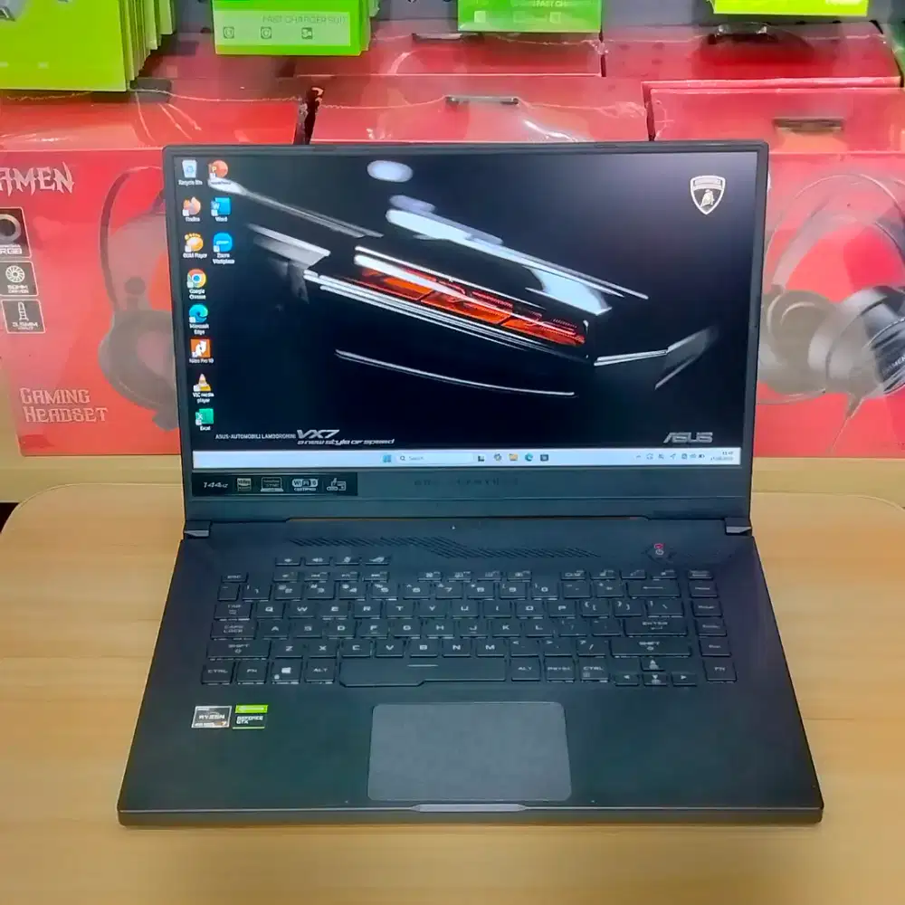 ASUS ROG Zephyrus GA502IU Ryzen7 4800HS RAM 16GB SSD1TB GTX1660T Mulus